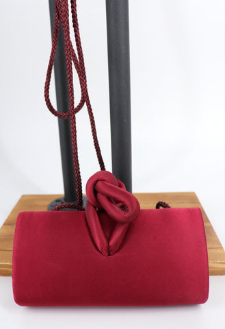 80's silk crossbody purse