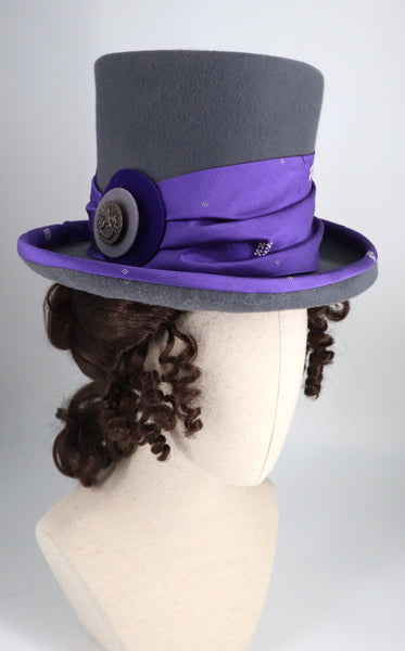 Traditional Grey Top Hat