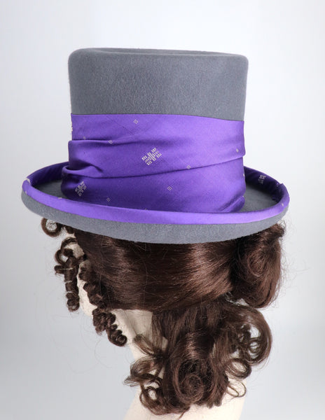 Traditional Grey Top Hat